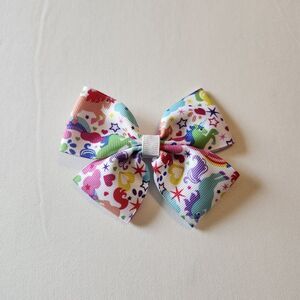 Little Girls Unicorn Hair Bow Clip unbranded
